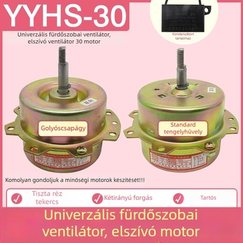 YYHS-30/40 Integrált mennyezeti szellőző ventilátor motor, univerzális tiszta rézhuzalos motor golyóscsapágyakkal