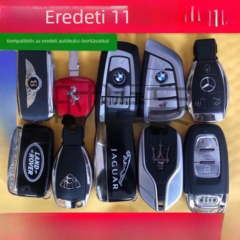 Fém autókulcs modell – utánzat Mercedes-Benz, Audi, Cadillac, Maserati, Land Rover és BMW kulcsokhoz