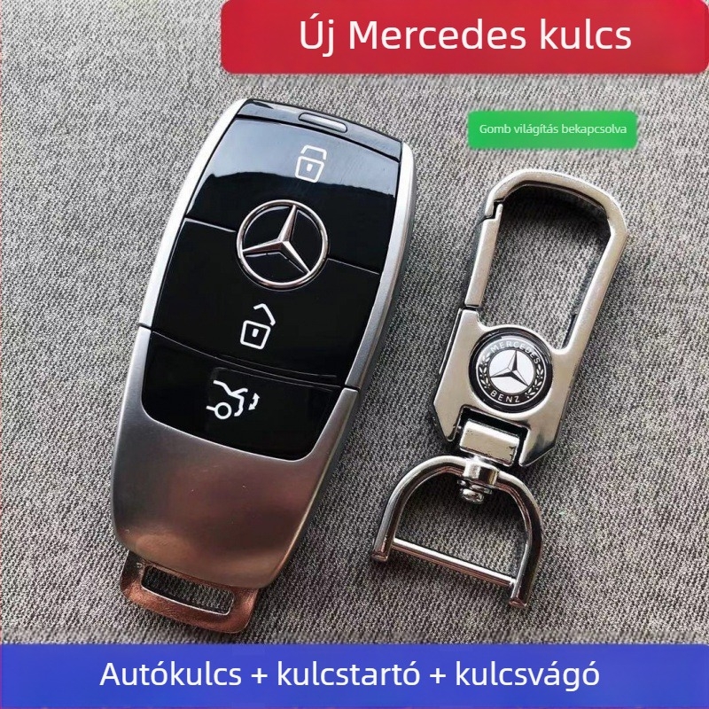 Fém autókulcs modell – utánzat Mercedes-Benz, Audi, Cadillac, Maserati, Land Rover és BMW kulcsokhoz