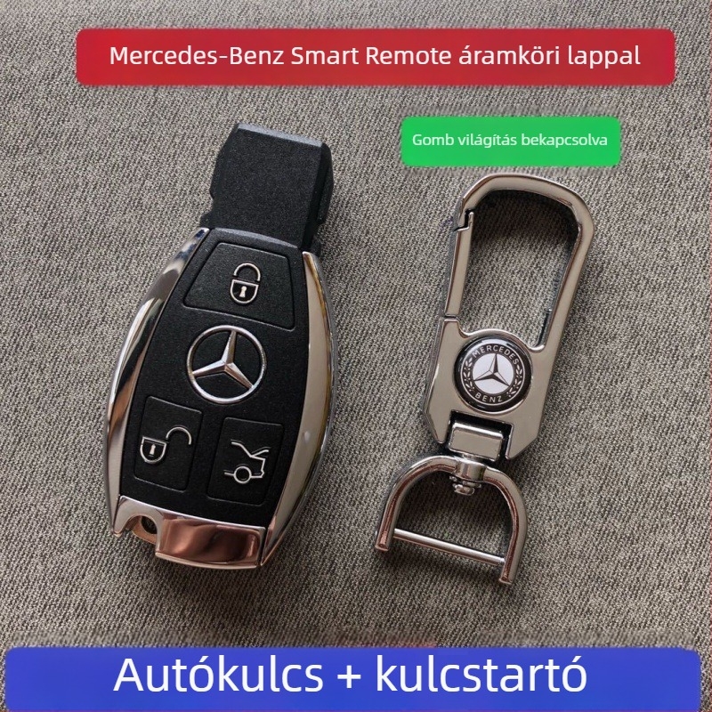 Fém autókulcs modell – utánzat Mercedes-Benz, Audi, Cadillac, Maserati, Land Rover és BMW kulcsokhoz