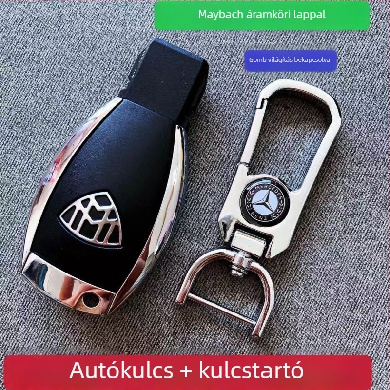 Fém autókulcs modell – utánzat Mercedes-Benz, Audi, Cadillac, Maserati, Land Rover és BMW kulcsokhoz
