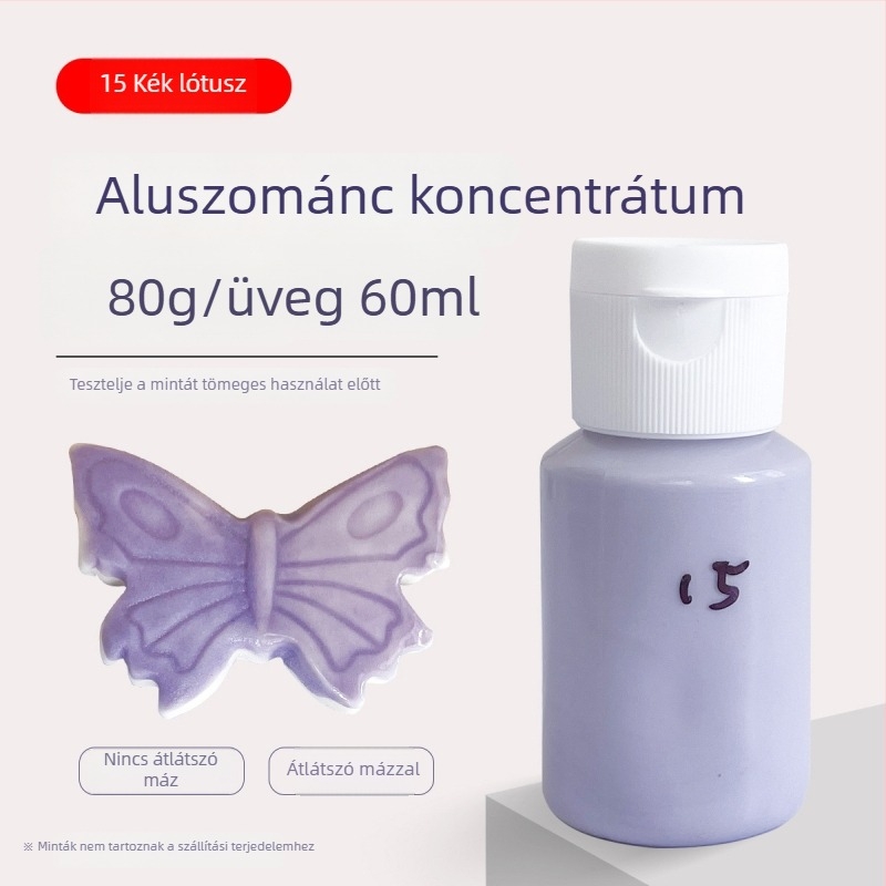 Hai Aohua Kerámia aláglazúros színkoncentrátum — középfokú hőmérsékletű glazúrral pigment, aláglazúr festék, 60 ml