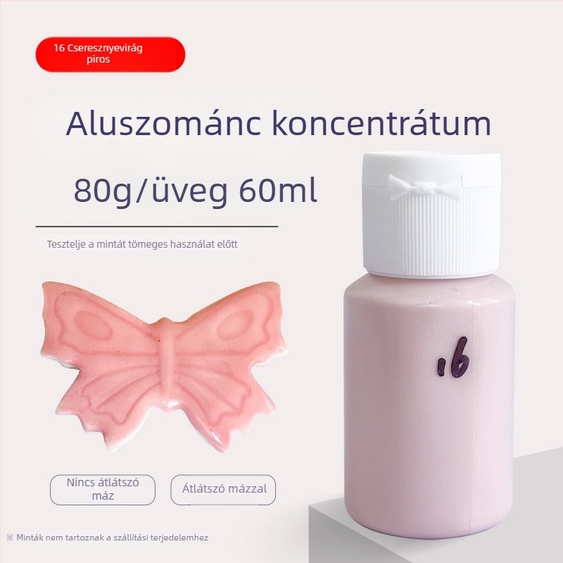 Hai Aohua Kerámia aláglazúros színkoncentrátum — középfokú hőmérsékletű glazúrral pigment, aláglazúr festék, 60 ml