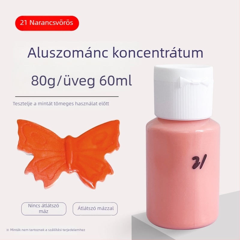 Hai Aohua Kerámia aláglazúros színkoncentrátum — középfokú hőmérsékletű glazúrral pigment, aláglazúr festék, 60 ml