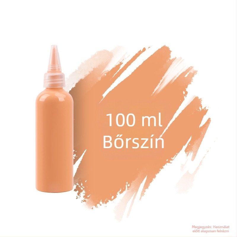 100 ml-es akril festék készlet gyerekeknek – vízálló gipszbaba festéséhez, akvarell és gouache