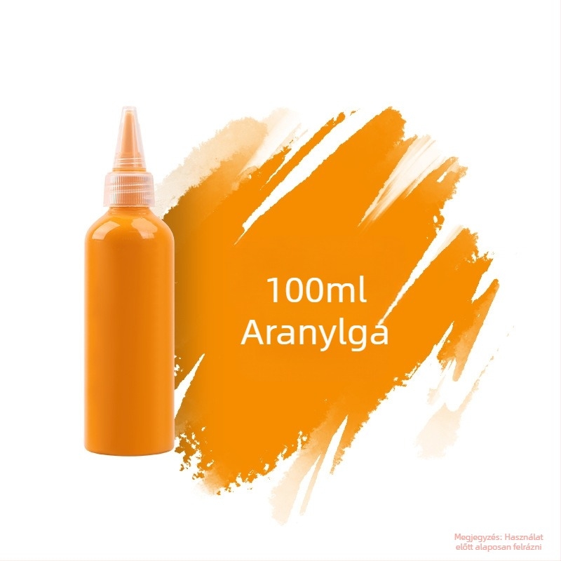 100 ml-es akril festék készlet gyerekeknek – vízálló gipszbaba festéséhez, akvarell és gouache