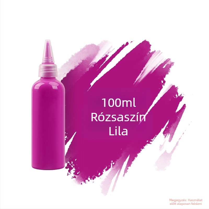 100 ml-es akril festék készlet gyerekeknek – vízálló gipszbaba festéséhez, akvarell és gouache