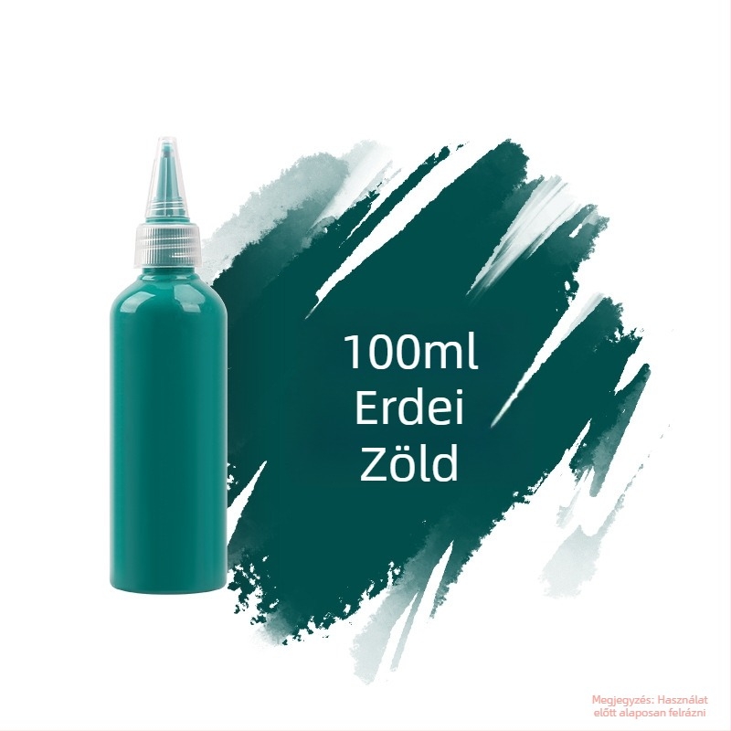 100 ml-es akril festék készlet gyerekeknek – vízálló gipszbaba festéséhez, akvarell és gouache