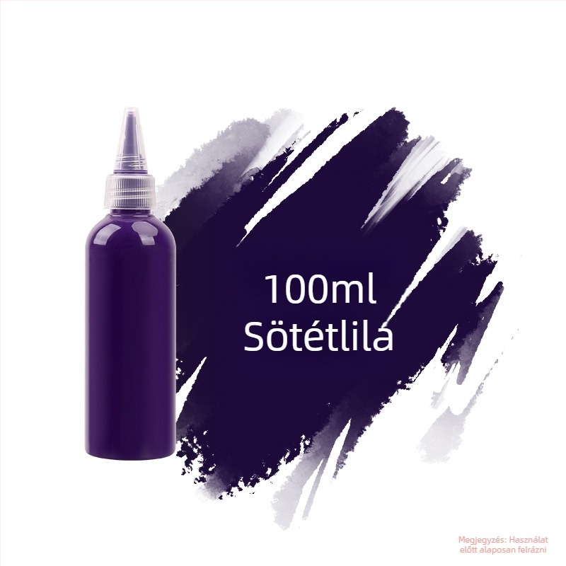 100 ml-es akril festék készlet gyerekeknek – vízálló gipszbaba festéséhez, akvarell és gouache