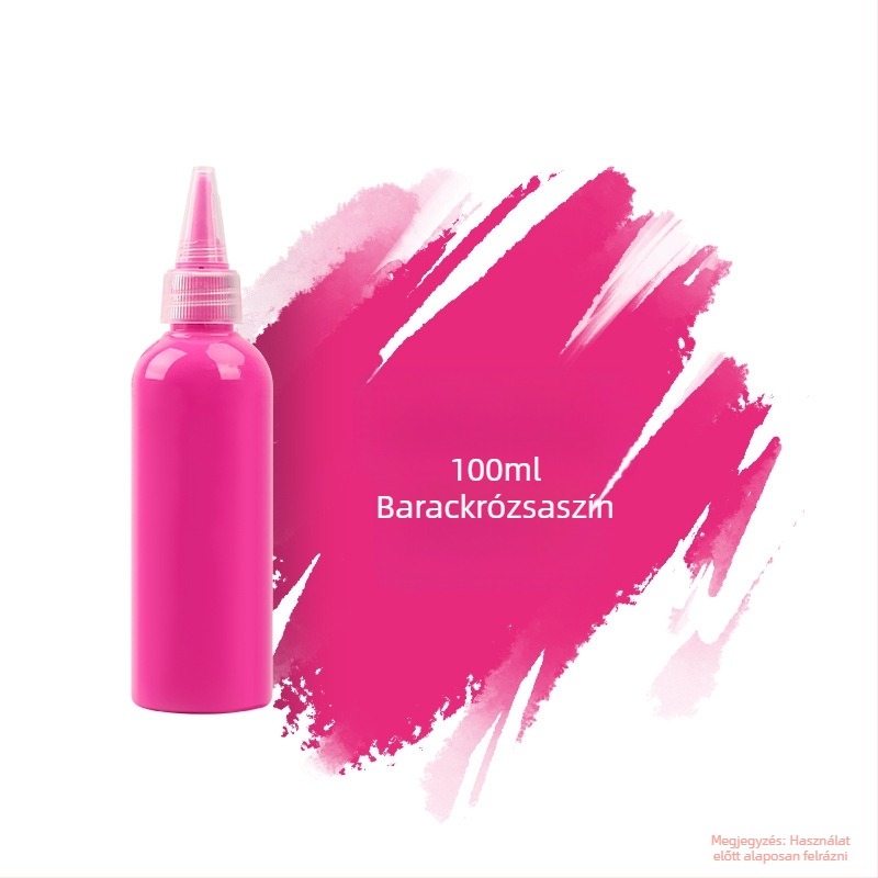 100 ml-es akril festék készlet gyerekeknek – vízálló gipszbaba festéséhez, akvarell és gouache