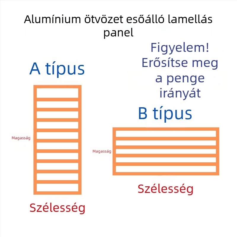 Alumíniumötvözetes szellőző lamellák dekoratív fedéllel a klímaberendezés levegő-kibocsátásához, kültéri falon és mennyezeten, esőálló rács
