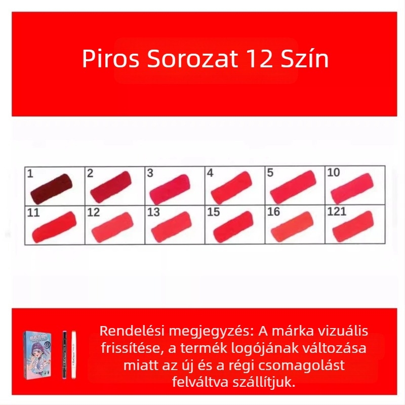 Touch olaj alapú, kétoldalas marker készlet, 12 szín, alkoholos akvarell marker diákoknak és gyerekeknek