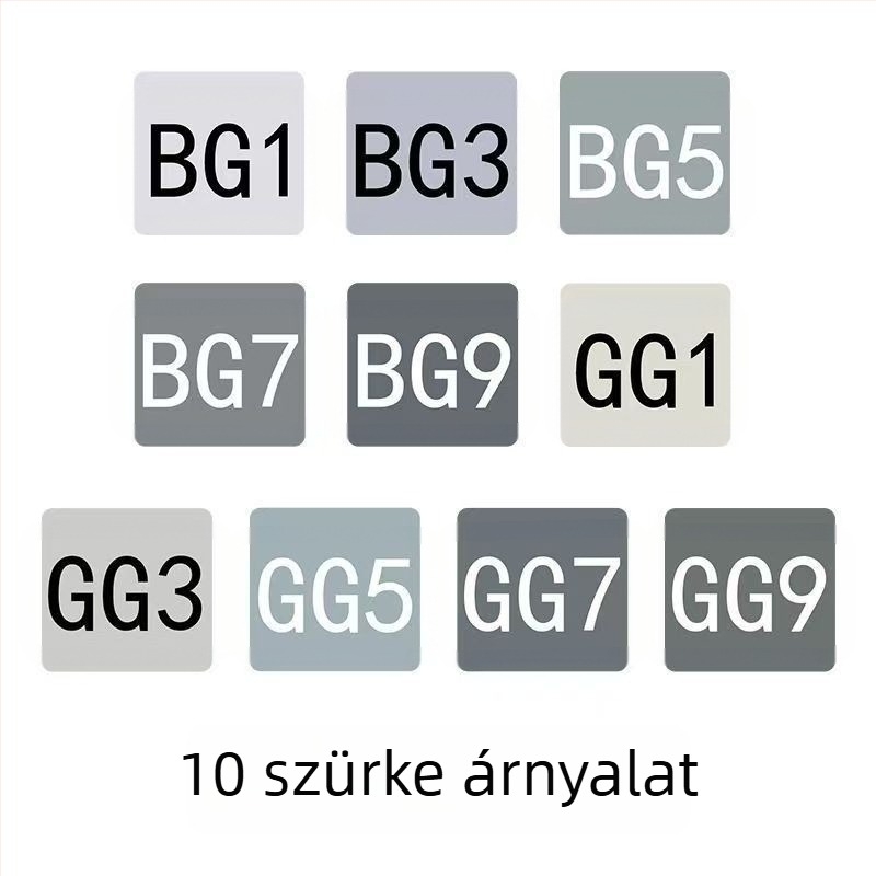 Touch olaj alapú, kétoldalas marker készlet, 12 szín, alkoholos akvarell marker diákoknak és gyerekeknek