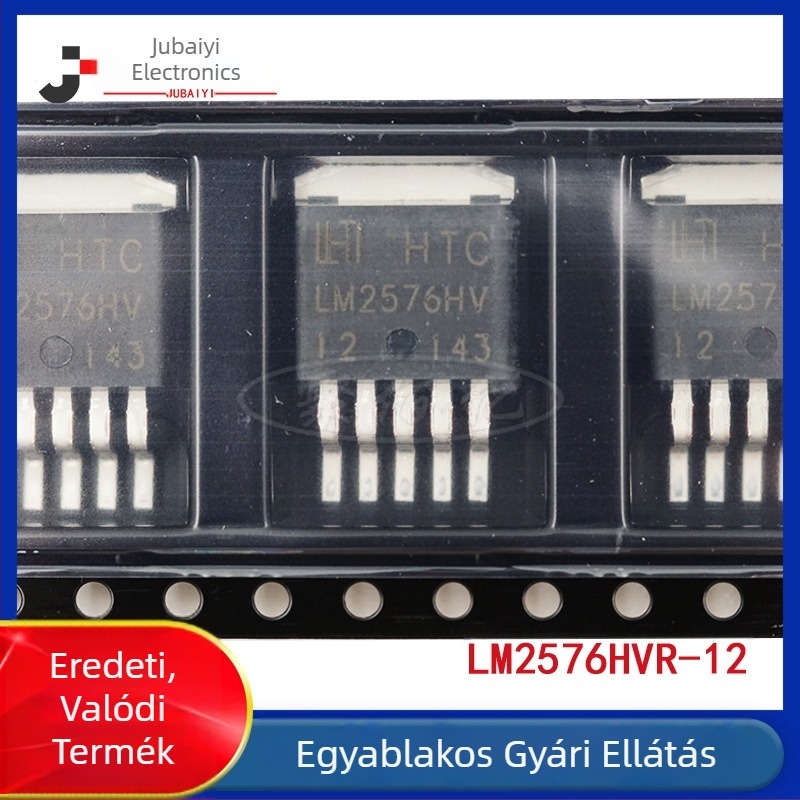 LM2576HVR-12 DC-DC buck regulator IC, TO-263 csomagolás