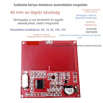 Kártya energia kinyerését szolgáló chip-mikrovezérlő megoldás; PCB tervezés és fejlesztés