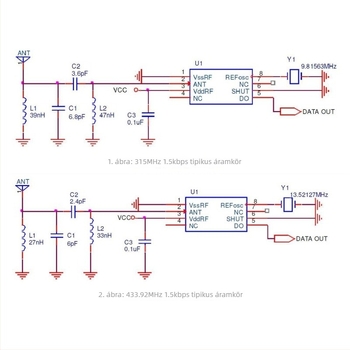 PT590H vezeték nélküli vevőchip, kompatibil WL520 WS490, alacsony energiafogyasztás, 315–433 MHz, WF480 alkatrészek