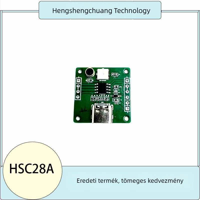Offline hangvezérlő IC kínai és angol nyelvű hangvezérléssel, soros portos beszédfelismeréssel, intelligens otthoni hangvezérelt lámpa