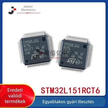 STM32L151RCT6 mikrokontroller, LQFP-64 csomag, felületre szerelt