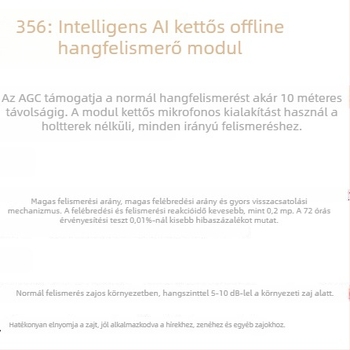 DL3356: Offline AI kettős beszédfelismerő modul IC-chip
