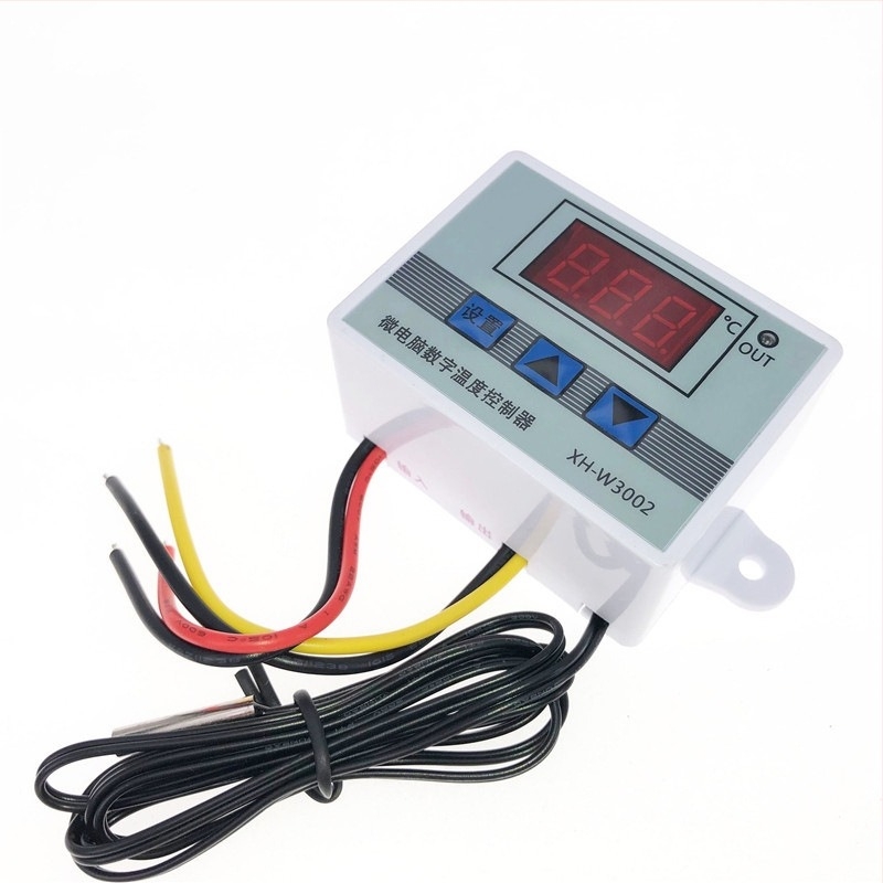 XH-W3002 Mikroprocesszoros digitális termosztát digitális kijelzővel, hőmérséklet-szabályozás, 0,1°C pontosság