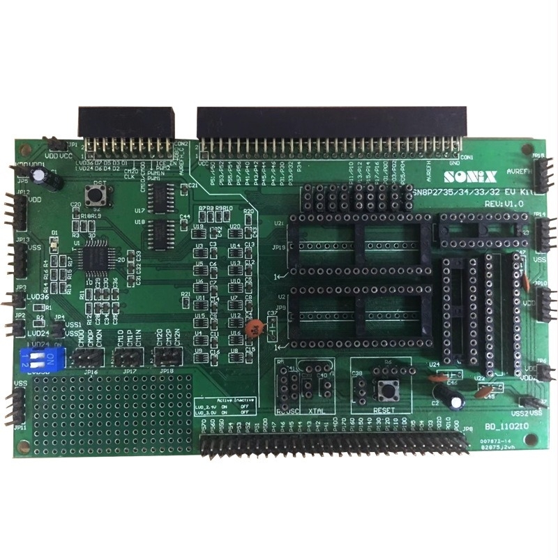 SongHan mikrokontroller-emulátor, programozó és fejlesztő tábla beágyazott chipekhez