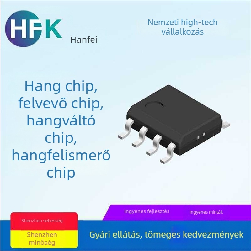 HF1524 Hangfelismerő asztali lámpa IC — Offline hangchip okosházhoz