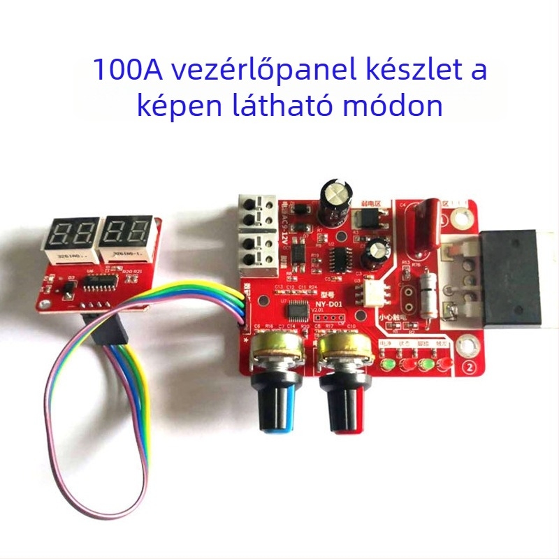 NY-D01 Ponthegesztőgép vezérlőpanel digitális kijelzővel, idő- és áram szabályozással — transzformátor-vezérlő