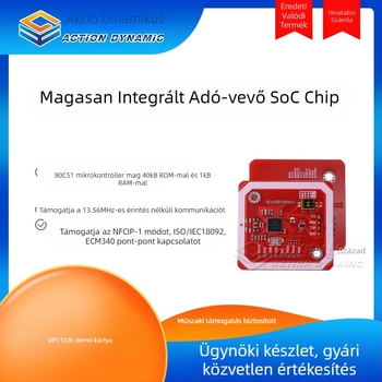 DP1332E demópanel NFC/RFID kártyaolvasó chiphez, 13.56 MHz