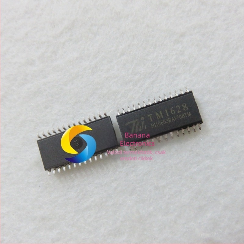 TM1628 LED digitális csöves kijelző meghajtó IC indukciós főzőlaphoz, kijelzőtáblát hajtó chip, SOP-28