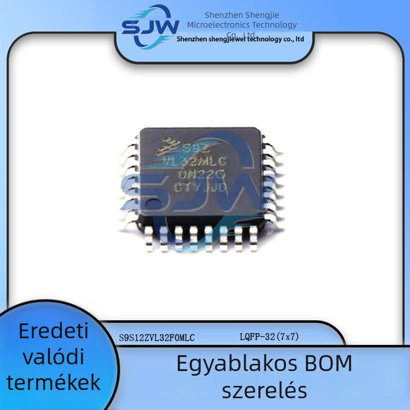 S9S12ZVL32F0MLC MCU mikrokontroller chip, LQFP-32 csomag, integrált áramkör