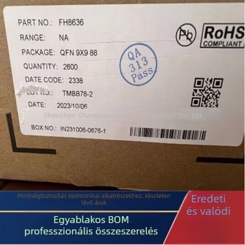 FH8636 QFN csomagolású képérzékelő chip megfigyelő kamerákhoz