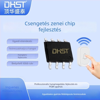 Vezeték nélküli Bluetooth modul zenei ajtócsengőhöz, 58 dallam, 32 akkord, mikrokontroller-fejlesztőpanel intelligens IC-vezérléssel