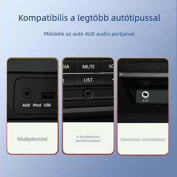 USB-C 3,5 mm-es audiókábel okostelefonokhoz, autós hangrendszerekhez és fejhallgatókhoz