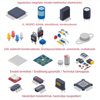 TC4056A 1A lineáris Li-ion akkumulátor töltő IC (TP4056, YX4056, CL4056)