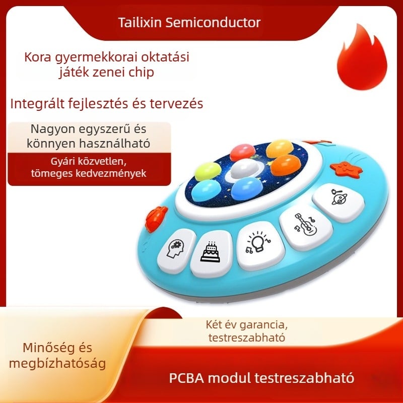 Korai oktatási mesemondó játék zenés-beszéd chippel a fejlesztéshez Jiuci Shuocheng Yushen OTP maszk
