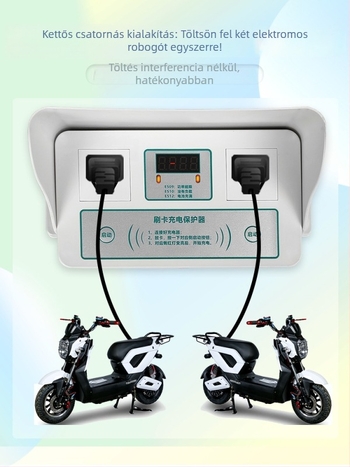IC-kártyás töltőállomás automatikus kikapcsolással teljes töltésnél, intelligens töltőoszlop otthoni és garázs használatra