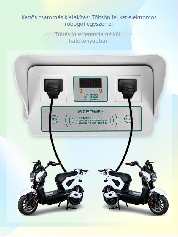 IC-kártyás töltőállomás automatikus kikapcsolással teljes töltésnél, intelligens töltőoszlop otthoni és garázs használatra