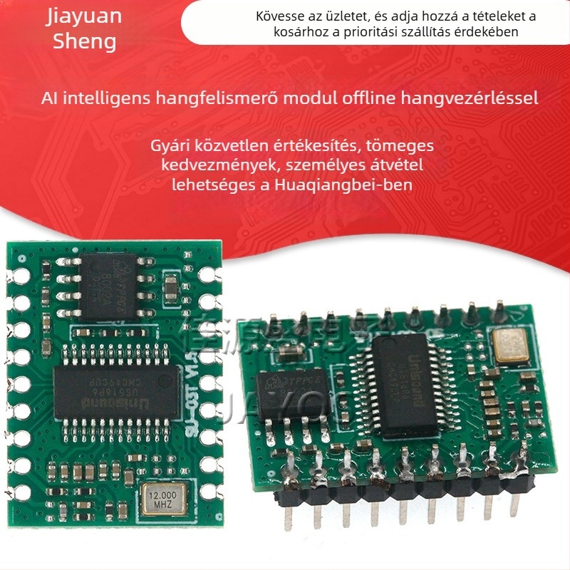 SU-03T1 AI-alapú beszédfelismerő modul offline hangvezérléssel