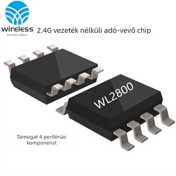 WL2800 2.4G vezeték nélküli transzceiver chip SOP8 csomagolásban, helyettesíti a WL2400 beépített transzcevert