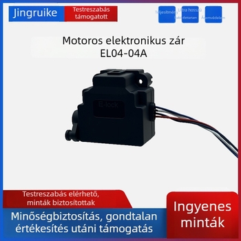 Európai szabvány szerinti motoros elektronikus zár elektromos jármű töltőport fedélhez