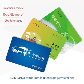 IC-kártya elektromos jármű töltőállomáshoz, F08 és M1 chipekkel, epoxidosított kártya, NFC chip
