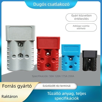 Töltőcsatlakozó elektromos targoncához, nagyáramú csatlakozó 50A/120A/175A/350A akkumulátor