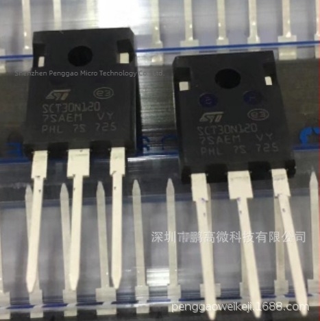 SCT30N120 TO-247, 1200V 45A Intelligens Töltő IC Új Energia
