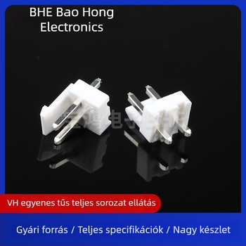 VH3.96 csatlakozó, VH-2P3P4P egyenes tűfoglalat, 3.96 mm közép, terminál