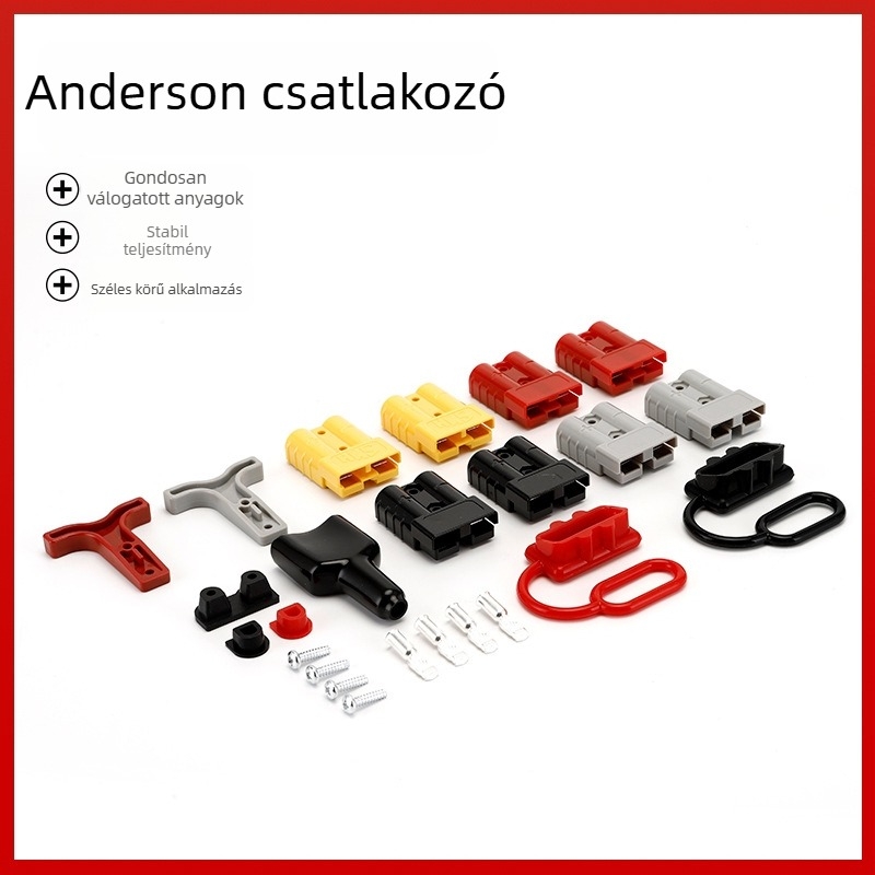 Anderson dugaszoló csatlakozó lítiumion-akkumulátor töltéséhez elektromos targoncán