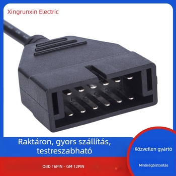 OBD2 GM12-pin–16-pin univerzális autódiagnosztikai kábel