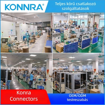 Konnra autócsatlakozó új energia járművekhez, jármű navigációs csatlakozó, terminál, testreszabás