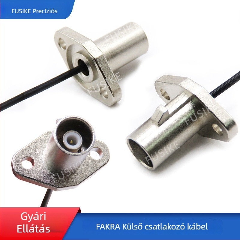 Fakra csatlakozó, cinkötvözetből készült adapter, Fakra férfi kábel, SMB csatlakozó