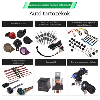 20-pin autóipari fényszóró csatlakozó és kábelköteg