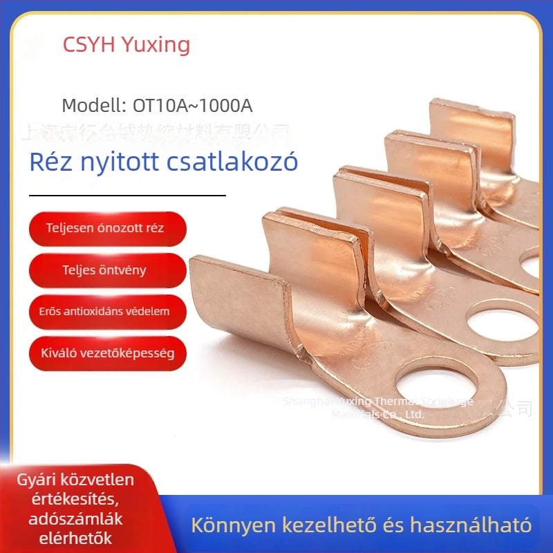 OT Réznyitott orrú kábelterminál, csatlakozó vezetékekhez, 10–1000 A